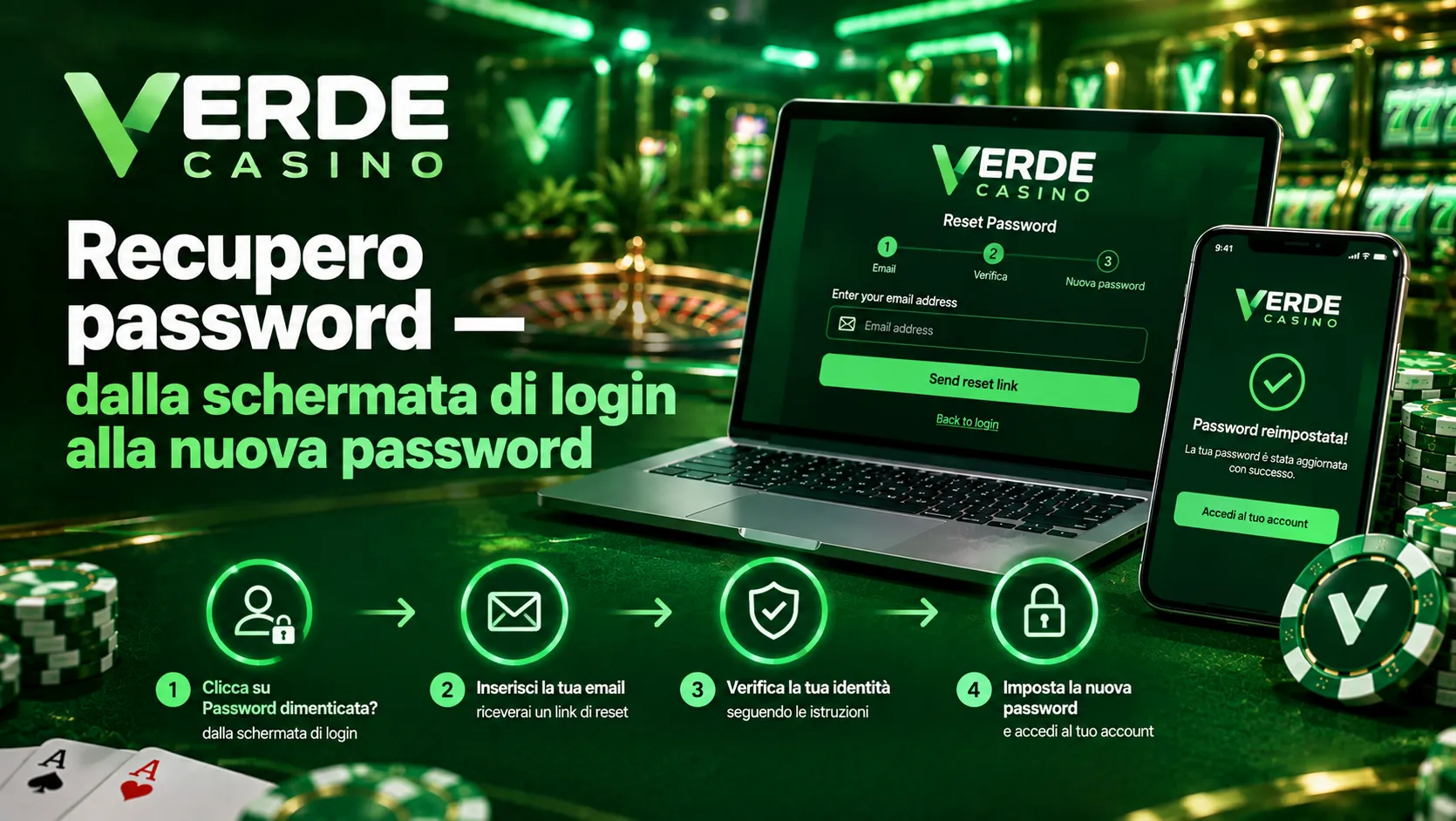 Casino Verde Recupero password